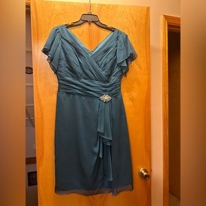 Jade green mother of bride/groom dress or for any fancy occasion.